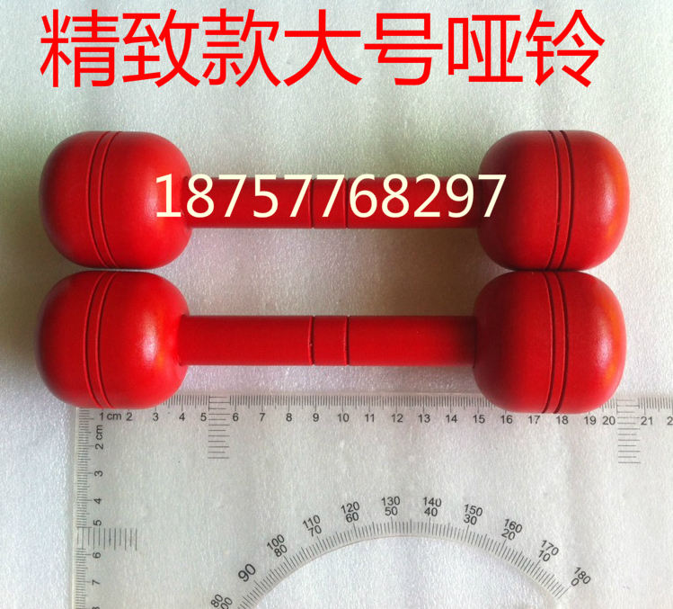 Kindergarten Compliant Wooden Dumbbells Children Dance Dumbbells Touch Sound Wooden Dumbbells Wooden Toy Dumbbells