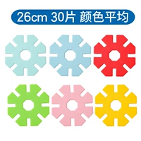 Большой, 26см, со снежинками, 30 штук