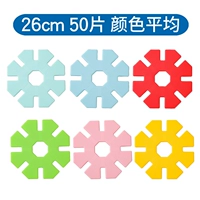 Большой, 26см, со снежинками, 50 штук