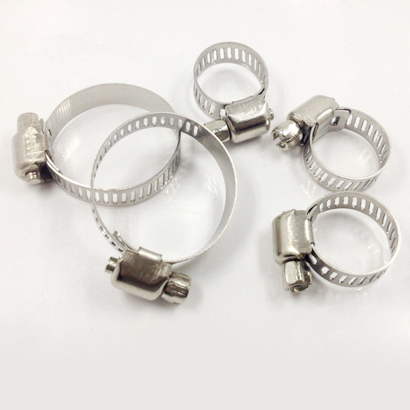 Stainless Steel Larynx Hoop hose pipe hoop fastener Hoop Gas Pipe Safety Buckle Ring Larynx Hoop