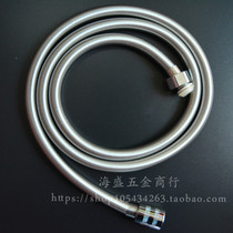 1 5 m 304 stainless steel water inflow corrugated lotus shower head hose shower head high temperature resistant high-pressure riot hose