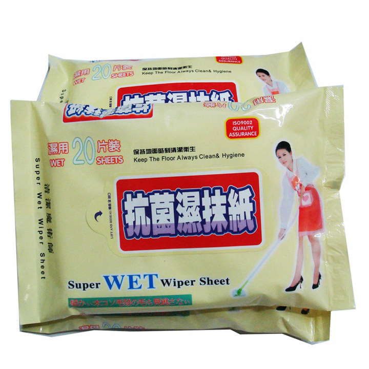 Buy 20 Floor wipes electrostatic dust wet wipes kitchen living room