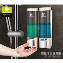 Creative soap dispenser wall mounted manual advanced single head double soap dispenser hand sanitizer box shower gel 2013