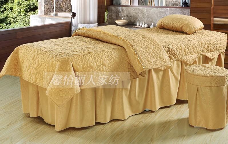 Bộ đồ giường đẹp bốn mảnh ra giường spa