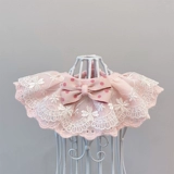 Слюнявчик, шарф, брендовая галстук-бабочка, милый кружевной аксессуар, нагрудник