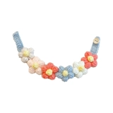 Брендовый трикотажный шарф, слюнявчик, милый нагрудник, плетеный аксессуар ручной работы