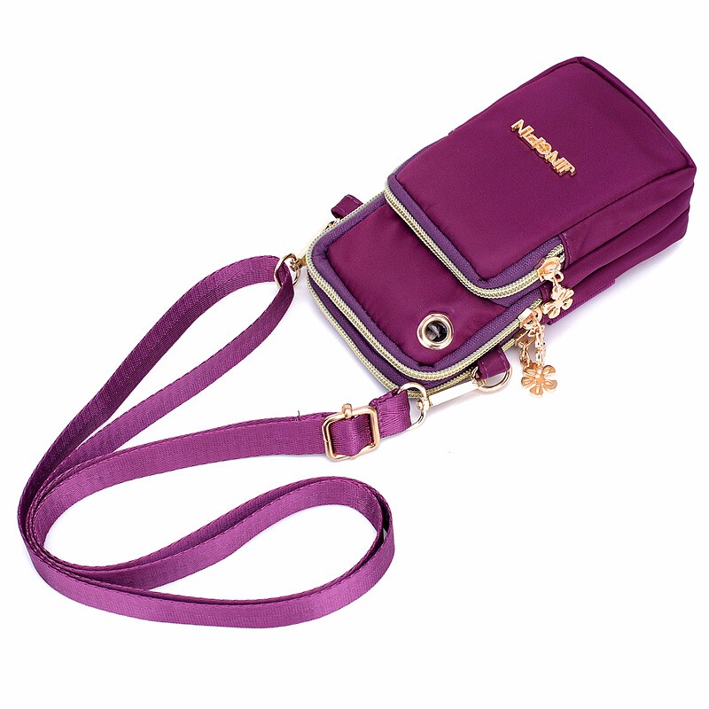 All-Season Versatile Large-Screen Phone Bag, New Women's Bag, Lightweight Crossbody Bag, Nylon Bag, Women's Waist Bag, Mini Small Bag
