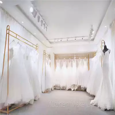 Wedding shop high-end floor display shelf dress photography model Xiuhe clothing studio photo studio photo studio hangers