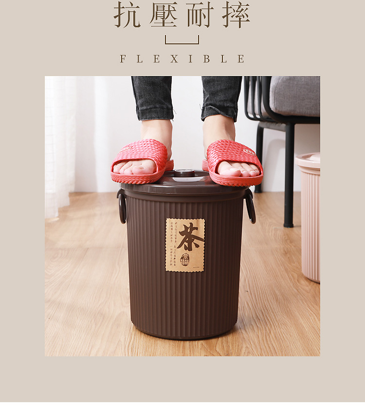 Thùng trà bã trà xô xô xô kèn hộ gia đình với nắp trà xô kung fu bộ phụ kiện bàn trà khay trà chất thải xô - Trà sứ bộ bình trà thủy tinh