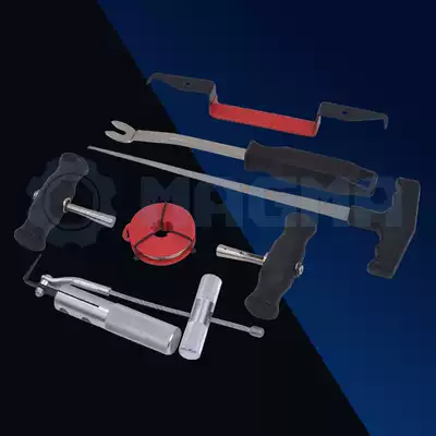 Windshield disassembly tool set car glass wire broach pull wire 7-piece car glass disassembly and assembly tool