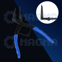 Long right-angle clip Reed pliers internal calipers straight holes curved holes internal clamping ring pliers 90-degree bending spring pliers