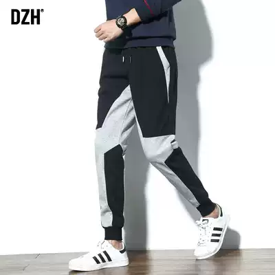 Good pants men's pants autumn new trousers casual pants sports pants men's loose ties pants pants pants Tide brand stitching