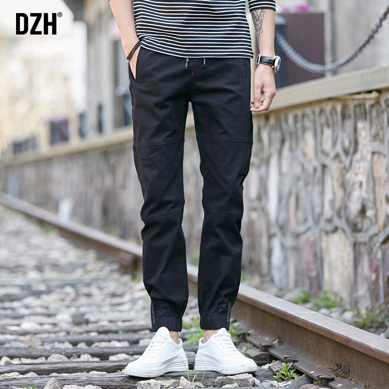 Good goods men's pants, men's casual pants, trousers, slim fit, autumn men's pants, overalls, beam pants, Korean version of the trend, all-match