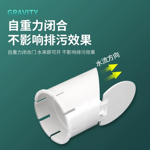 110 ПВХ дренажная труба дезодоратор канализационная труба обратный клапан уплотнительная крышка слив в пол септик анти-обратная вода и защита от крыс