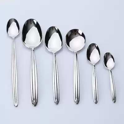 German imported konner18-10 stainless steel Western food spoon dessert spoon soup spoon round spoon round spoon tea spoon coffee spoon