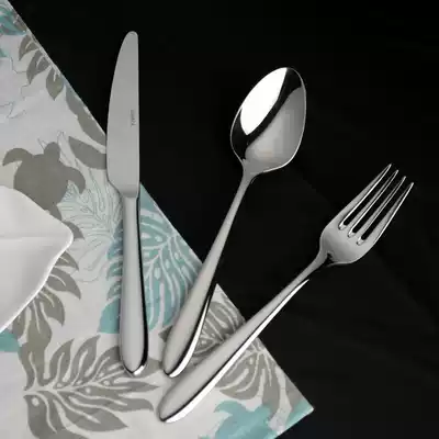 German imported konner18 10 stainless steel knife and fork spoon set Main knife steak knife and fork spoon set 3 pieces
