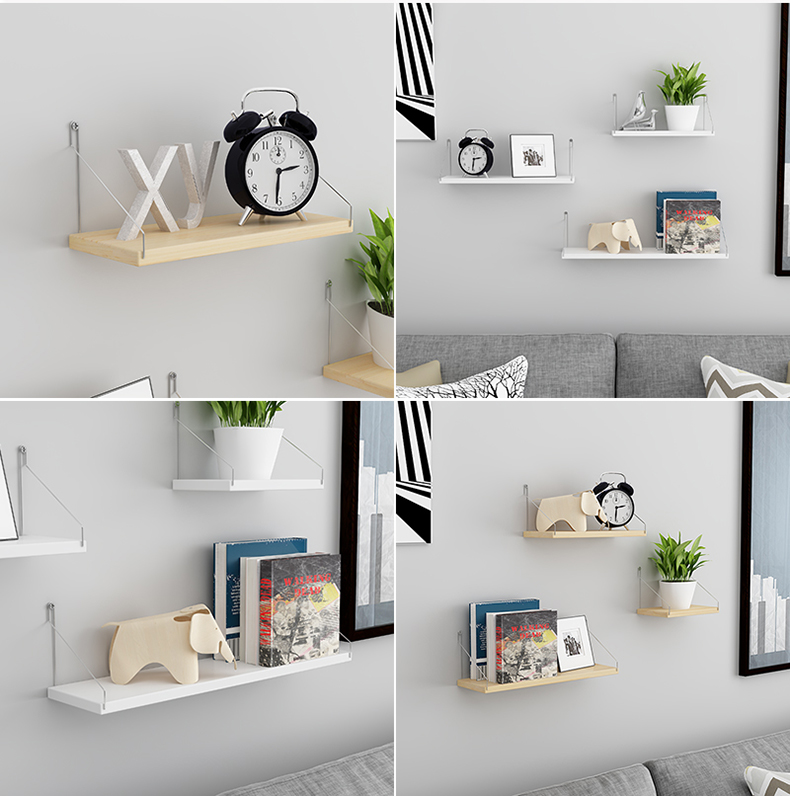tivi lg Đấm tường miễn phí kệ sắt rèn phòng ngủ treo tường phân vùng phòng khách phòng tắm TV kệ tường - TV tivi qled samsung
