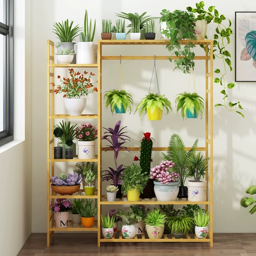 Шкаф на нанчжу -тип цветочных каркасных наборов многослойных слоев для увеличения внутренней балконы гостиной гостиная зеленый укроп