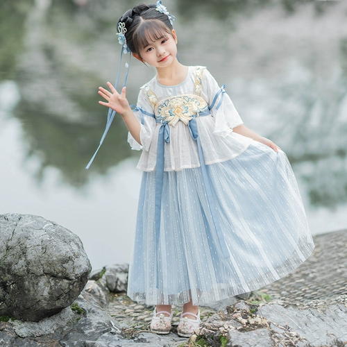 汐汐慕 Летнее ханьфу, платье для девочек