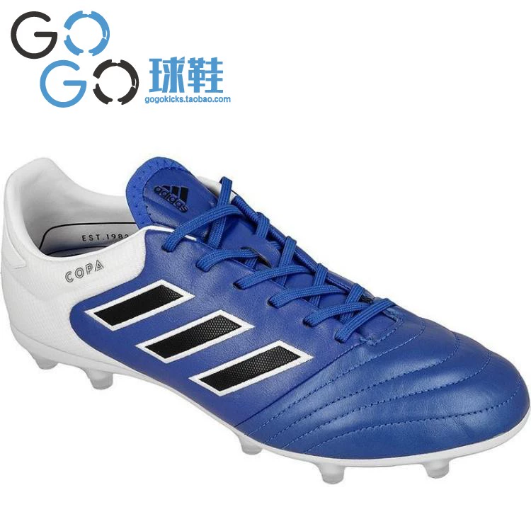 Giày bóng đá nam GOGO adidas Copa 17.2 FG trắng xanh BA8521 BA8508 - Giày bóng đá