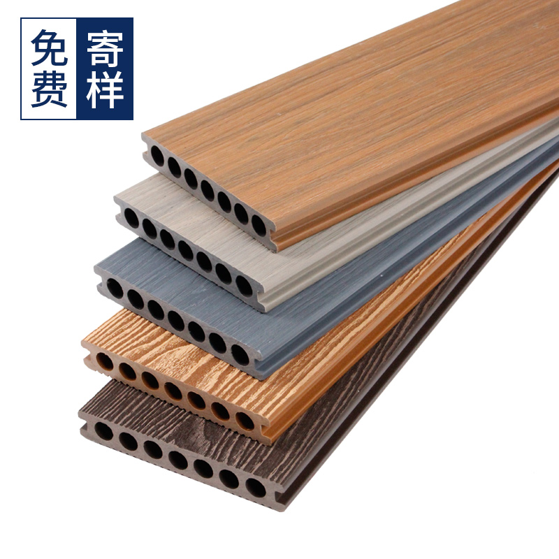Wood plastic outdoor flooring square garden park villa outdoor balcony anti-corrosion wood plastic co-crowded long floor
