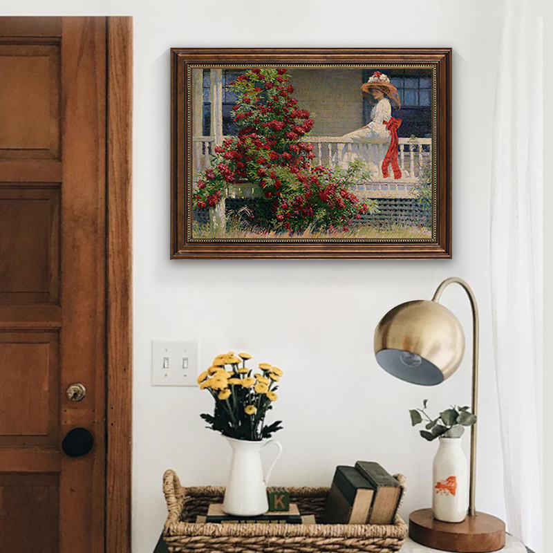 American, European, French Retro Landscape Hanging Paintings, Niche Art Decorative Paintings, Restaurant Classical Imitation Oil Paintings, Study Room Wall Paintings
