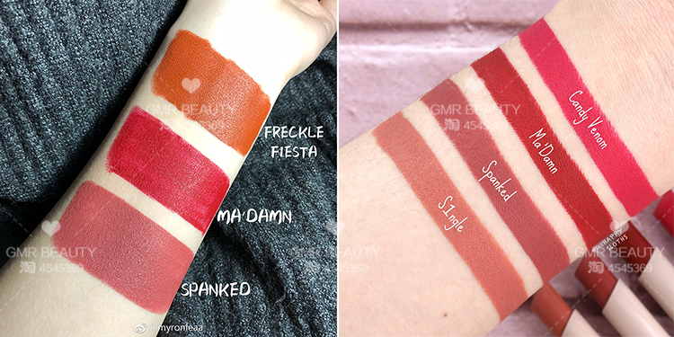 GMR Fenty Beauty rayhana son môi son môi tàn nhang fiesta spank a37 black rouge