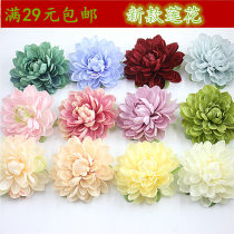 New simulation fireworks Lotus handmade material diy clothing accessories flower living room decoration chrysanthemum decorative flower
