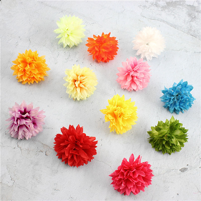 Hot DIY simulation small cloves Carnations silk flower blossom blossom bloom ball shooting props