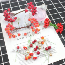 2015 New Christmas fruit berry diy with wire cute female wreath headgear accessories sold by bag