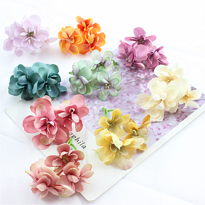 DIY handmade material embroidery ball flower simulation fancy fancy headdress material accessories garland material retro autumn embroidery ball