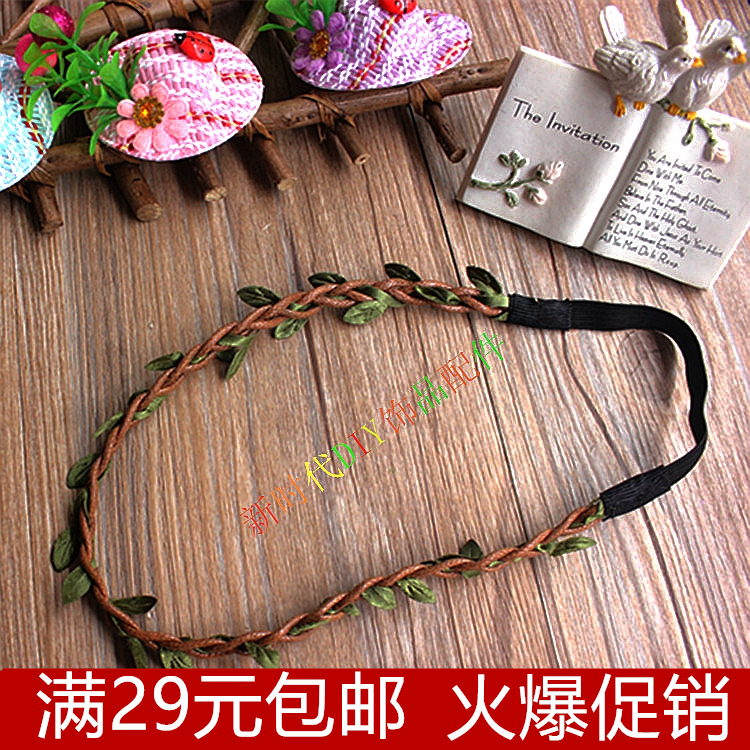 New Korea Original Bohemian Color Twist Braided Twist Rope Headband Headband Hair Accessories