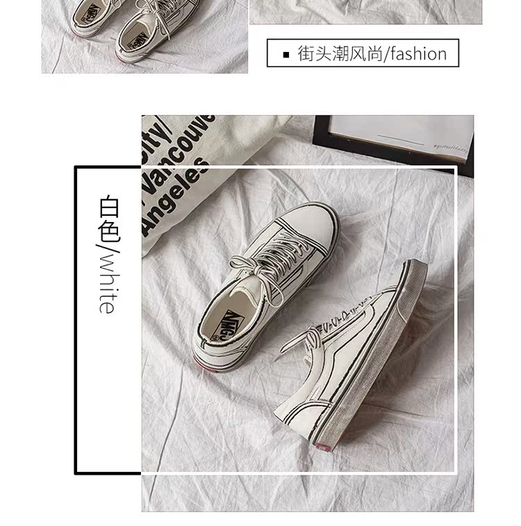 Yu anh em giày vải nam hoang dã Hàn Quốc bf giày bẩn Hồng Kông Anh retro giày nhỏ giày bẩn giày nam giầy thể thao