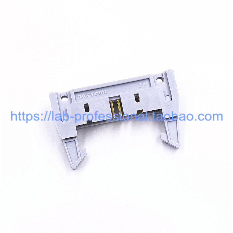 台湾正凌精工Nextron DC2-20P弯针 镀金3U卡钩牛角插座 原装直销