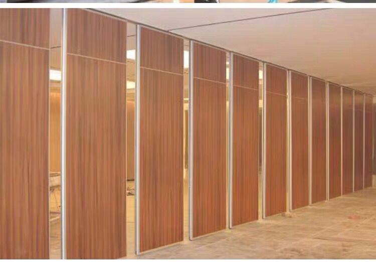 Hotel movable partition wall screen mobile soundproof partition wall box push-pull folding door hotel room track