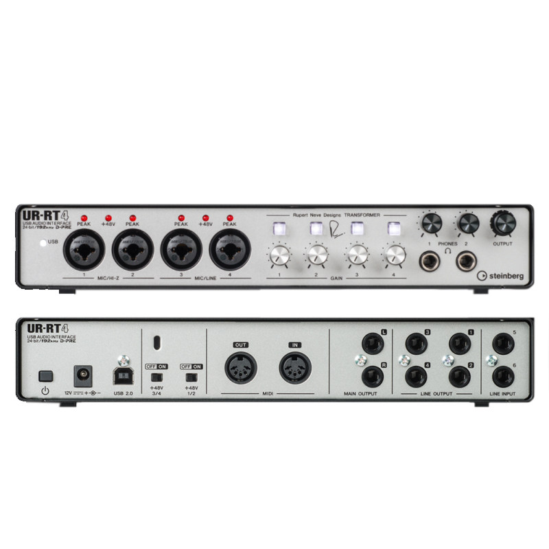 Steinberg YAMAHA Mountain leaf UR-RT4 external recording of sound mixing audio mixing audio interface sound card