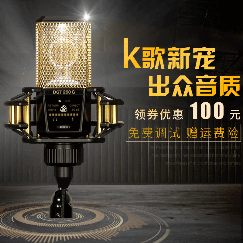 LEWITT Levitt DGT 260 capacitive microphone microphone anchor mobile phone live sound card equipment suit