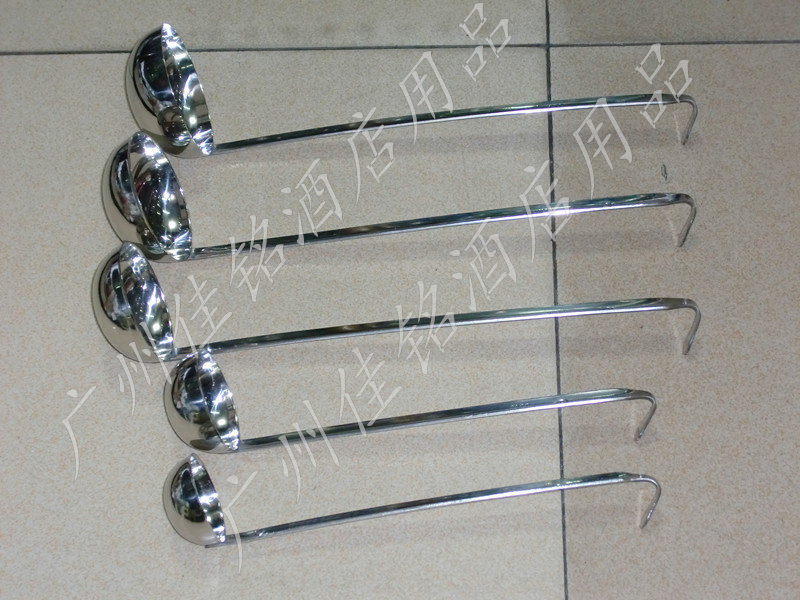 Stainless steel thickened extended soup spoon Hot pot soup spoon with hook Extra thick sugar spoon with hook measuring spoon Stainless steel wine spoon