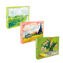 Kibifufu Van Gogh 1000 pieces adult difficult decompression green wheat field oil painting famous painting adult version puzzle