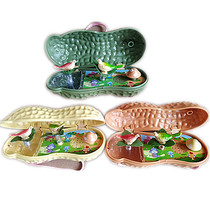 13cm simulation plant peanut children play plastic music toy instrument miniature music box Music Box