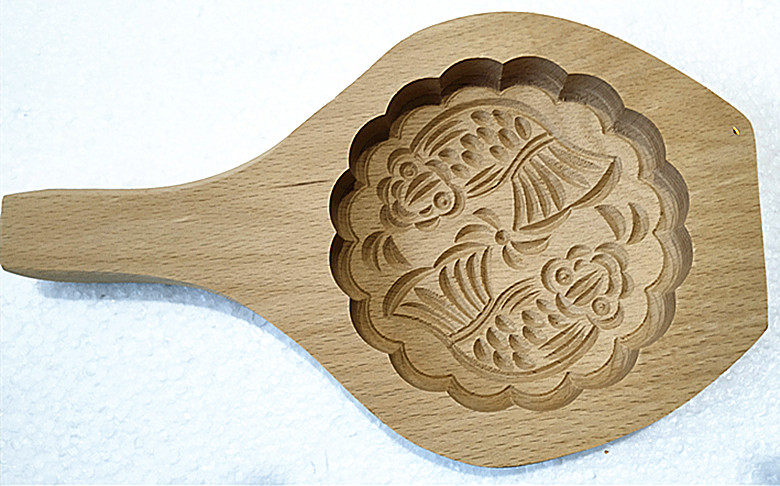 Large number of wood pasta carflower molds steamed pattern steamed buns Steamed Bread and Artisanal Crucian Carp Carp Pasta Baking Molds