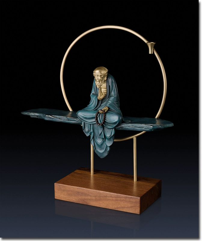 Đồng thạc sĩ đồ trang trí bằng đồng "Damos Zen (chảy ngược hương)" phụ kiện nhà đồng thủ công mỹ nghệ đồ trang trí dcor giá rẻ