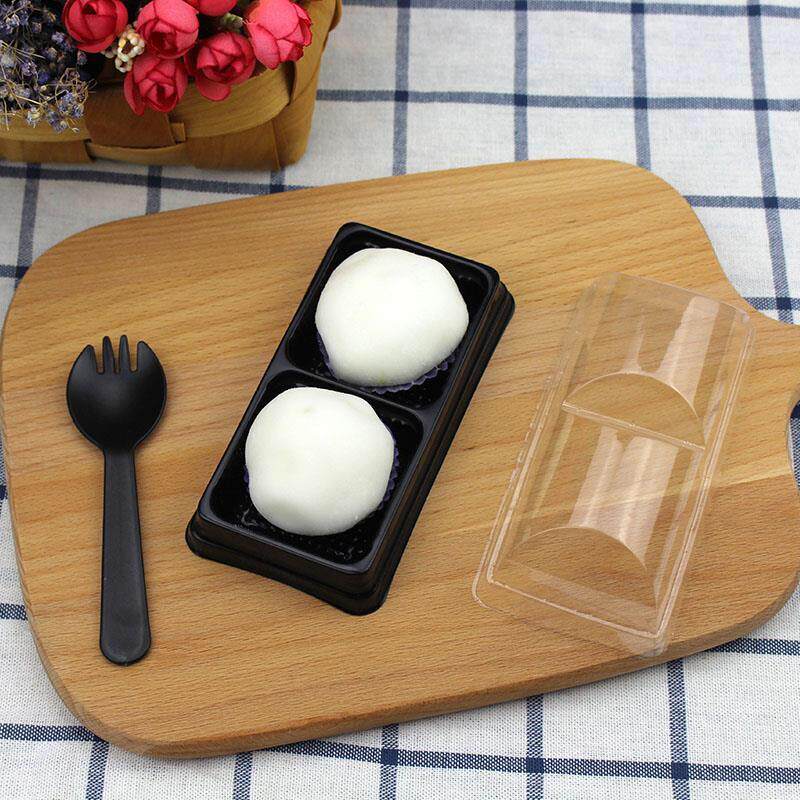 Snowy Lady packaging box 2 Grain Dress Transparent Yellow Crisp Packaging White Jade Roll West Point Box Cake Box Baking Packaging 150