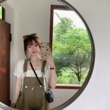 Маленький гриб маленький гриб [неоновая возлюбленная ковбой] рабочая юбка брюки ремня ленивые и свободные