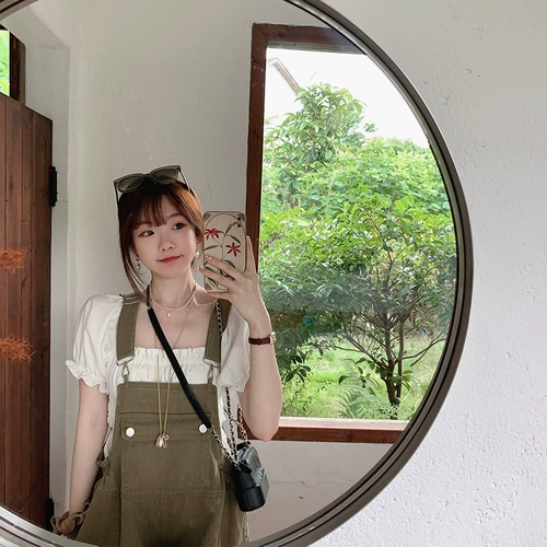 Маленький гриб маленький гриб [неоновая возлюбленная ковбой] рабочая юбка брюки ремня ленивые и свободные