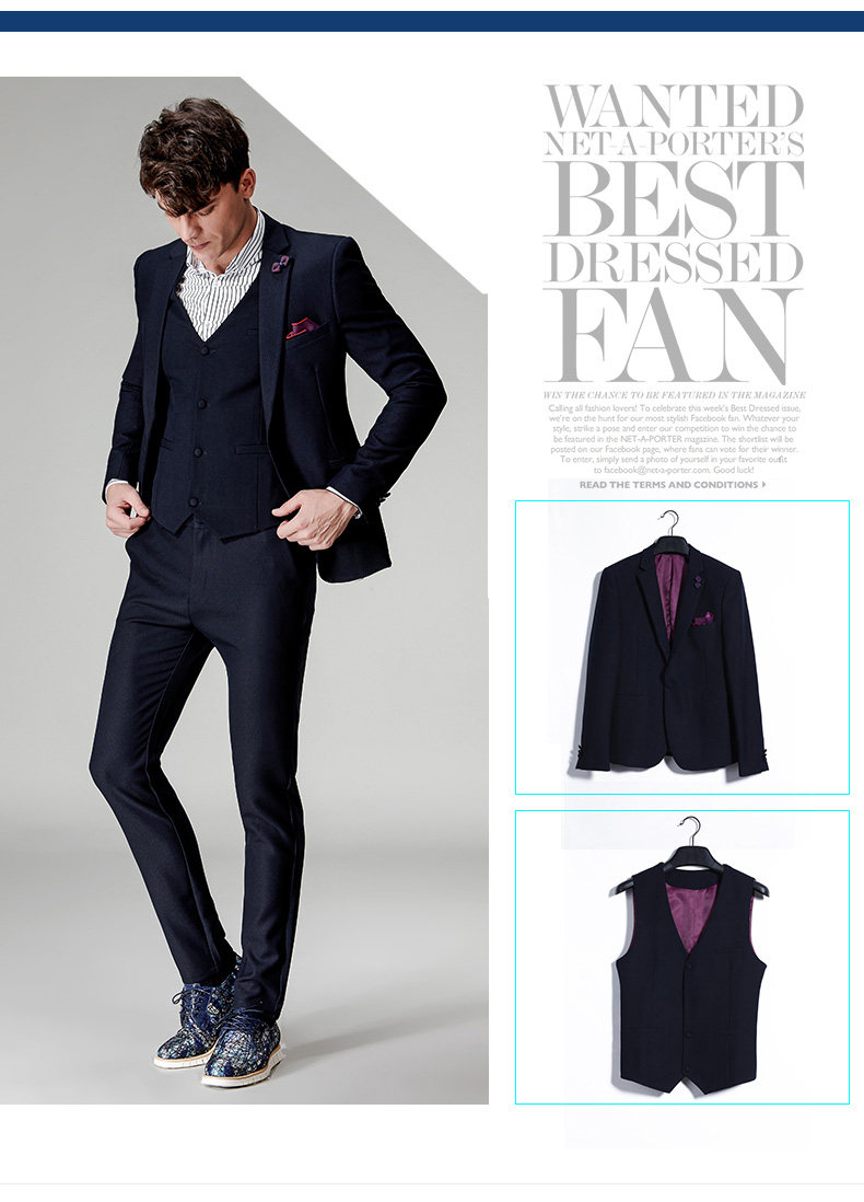 Costume homme en polyester pour automne - Ref 1551329 Image 20