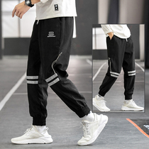 12 Teenagers Casual Pants Boy 13 Summer Korean version Trend 100 hitch 15-year 15 old junior high school student sports long pants 16