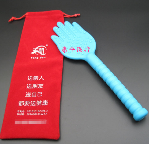拍痧手经络拍痧掌硅胶养生按摩捶健康拍打板健身保健手掌拍痧板棒