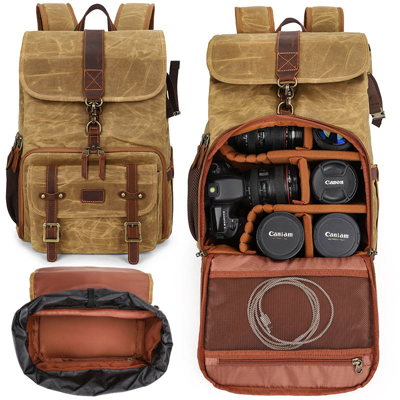 Suitable for Sony, Canon, and Nikon Professional Slr Camera Bags, Dual-Shoulder Photography Bags, Multi-Functional Computer and Laptop Backpacks