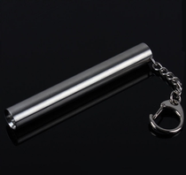 Full body stainless steel flashlight white light yellow light purple light